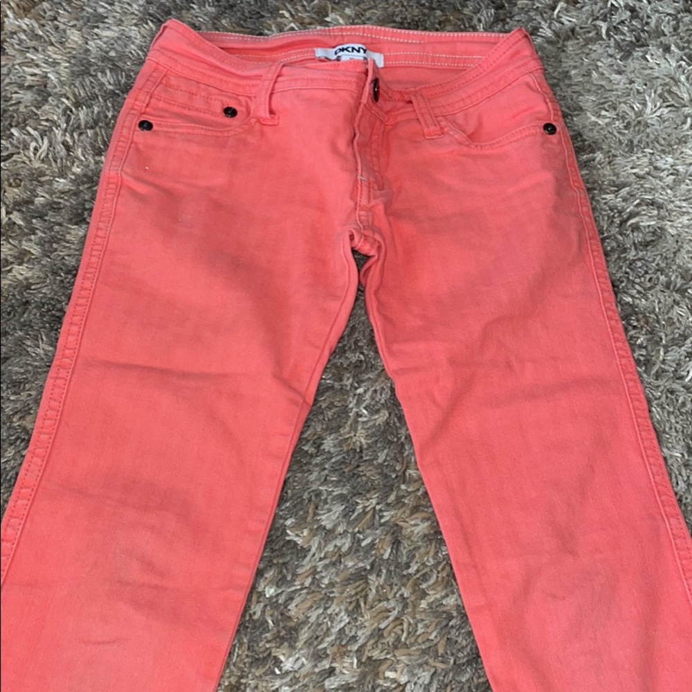 Coral Capri pants